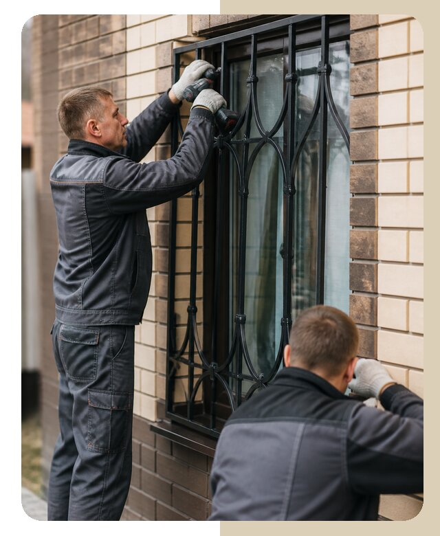 Установка решеток в дом в Устях-Джегуте по цене от 3543 р. | ДвериЛегко-Стд